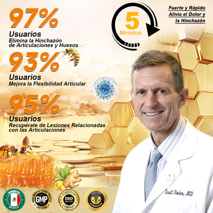 ODALIT™ Toxina Botulínica & Veneno de Abeja Alivio del Dolor Crema Cicatrizante de Huesos🔄