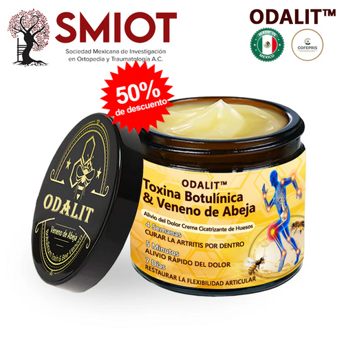 ODALIT™ Toxina Botulínica & Veneno de Abeja Alivio del Dolor Crema Cicatrizante de Huesos🔄