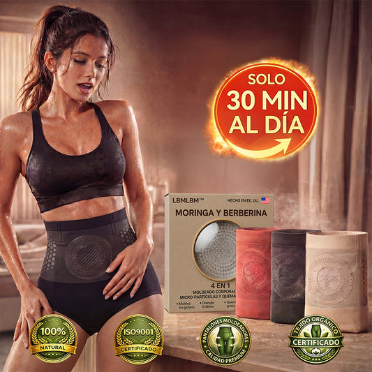 LBMLBM™☀️ Shorts Moldeadores y Quemagrasa 4‑en‑1 con Micropartículas de 𝐌𝐨𝐫𝐢𝐧𝐠𝐚 & 𝐁𝐞𝐫𝐛𝐞𝐫𝐢𝐧𝐚