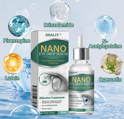 👩‍⚕️ODALIT™ Nano Eye Drops Serum ✅Aprobado por la FDA (Apto para presbicia, síndrome del ojo seco, glaucoma y cataratas) ☘️☘️