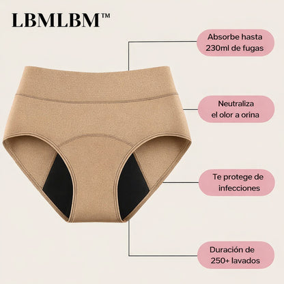 💖 Último Día | 50% DESCUENTO Pack de 4 Pantis Protectoras LBMLBM™ 100% a Prueba de Fugas