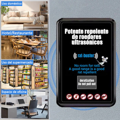 ⏳¡Por Tiempo Limitado – 50% de Descuento! 💥Poderoso Repelente Ultrasónico de Roedores para Enchufe