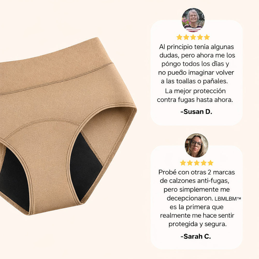 💖 Último Día | 50% DESCUENTO Pack de 4 Pantis Protectoras LBMLBM™ 100% a Prueba de Fugas