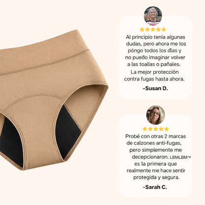 💖 Último Día | 50% DESCUENTO Pack de 4 Pantis Protectoras LBMLBM™ 100% a Prueba de Fugas